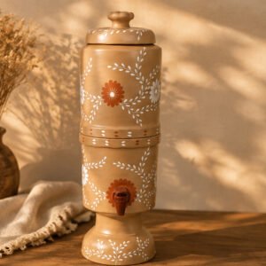 Filtro de Barro Decorado - Margarete